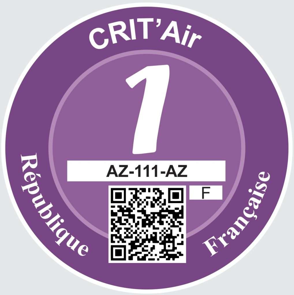 Crit Air 1 Sticker