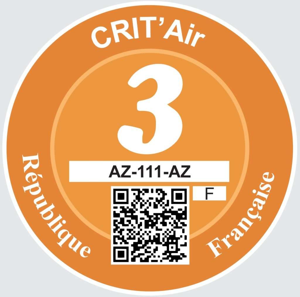 Crit Air 3 Sticker