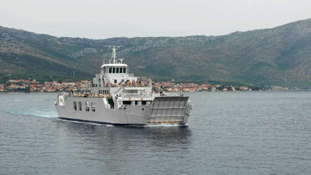 Jadrolinija ferry between islands